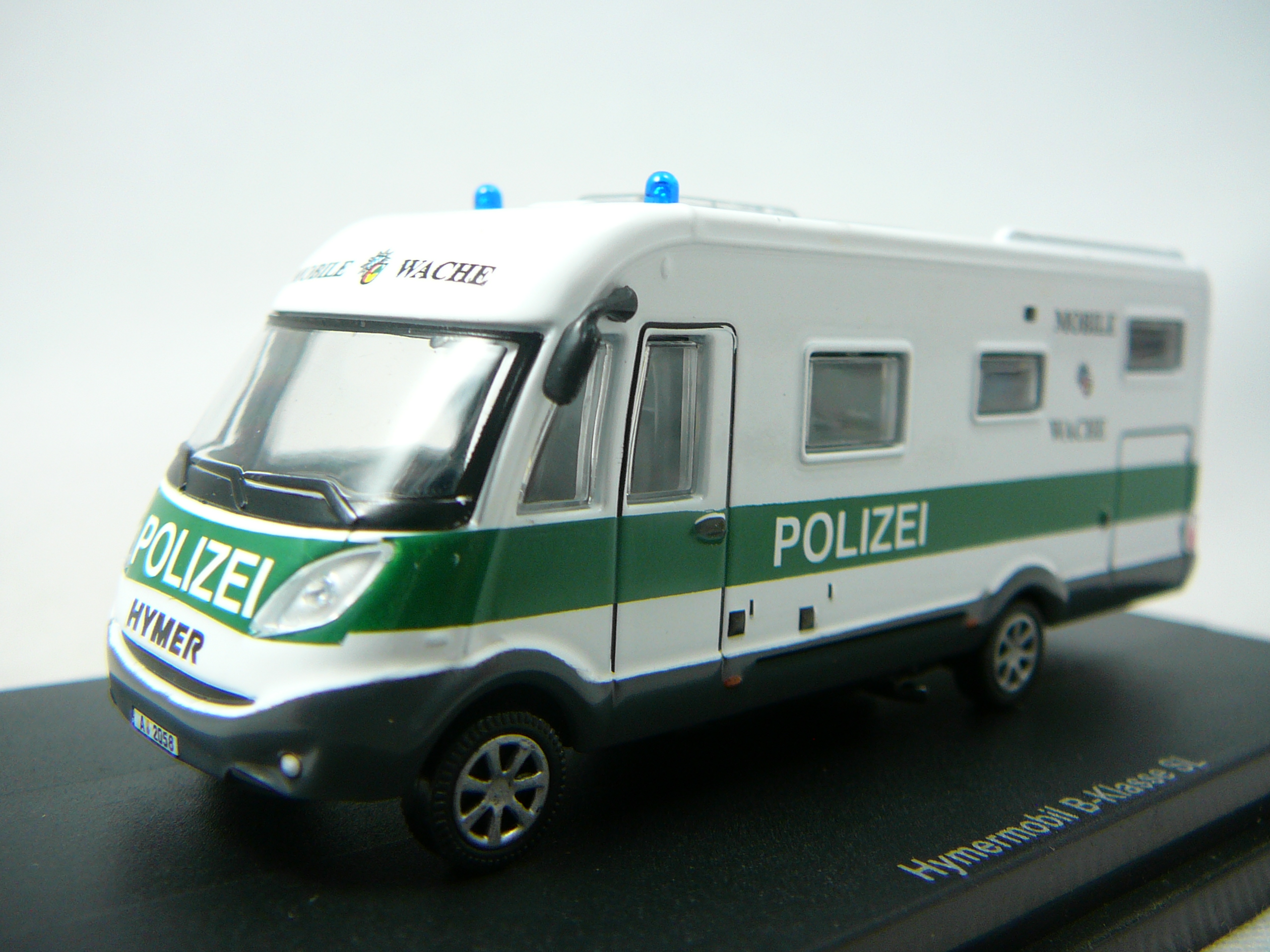 Hymermobil B-Klasse SL Polizei Miniature 1/87 Schuco