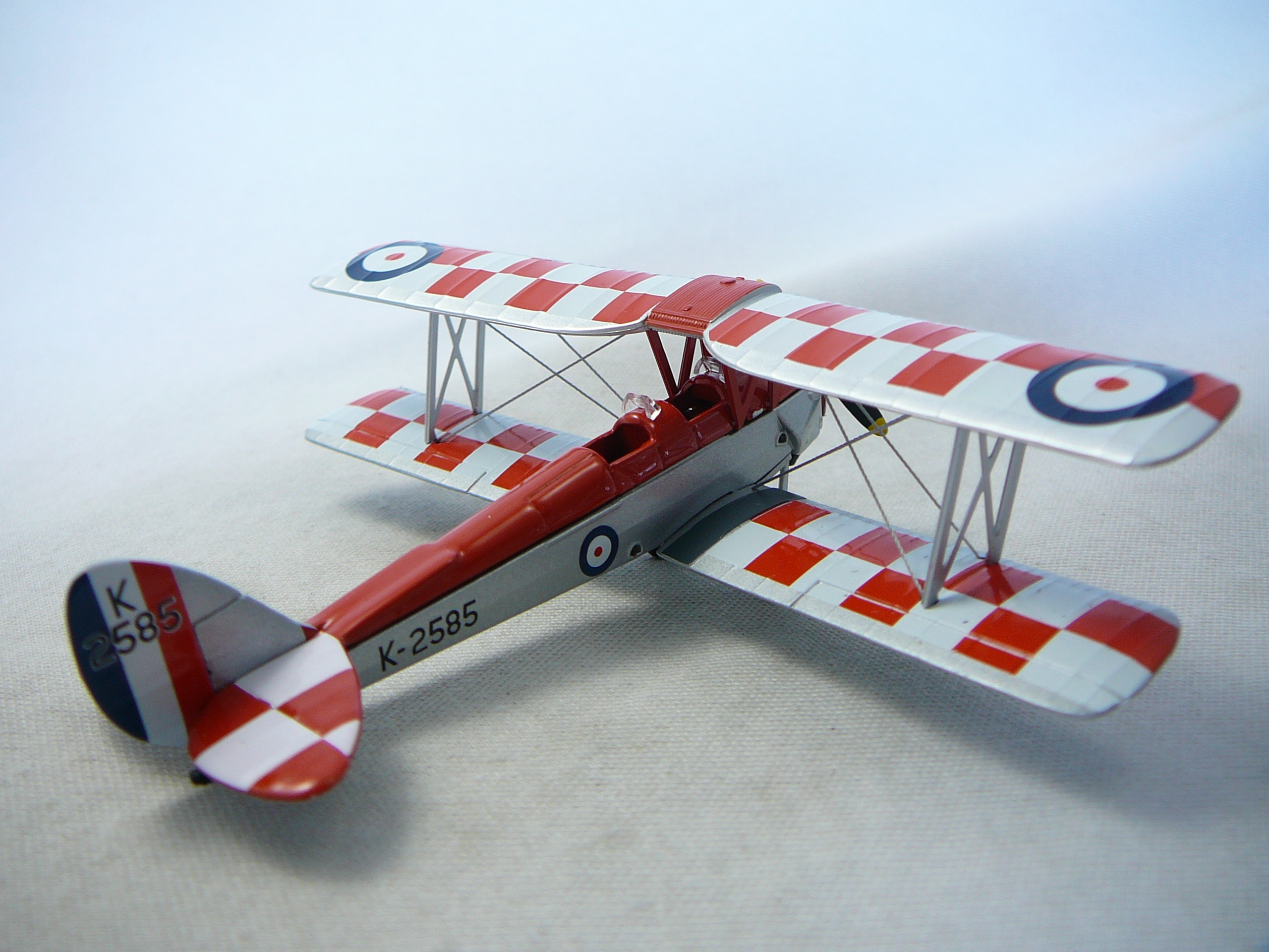 De Havilland Tiger Moth DH82A K2585 Royal Air Force Miniature 1/72 Oxford