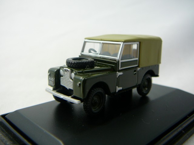 Land Rover 88 Canvas Miniature 1/76 Oxford