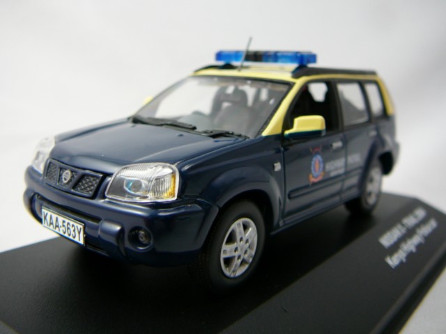Nissan X Trail Highway Patrol Police Kenya 2004 Miniature 1/43 J Collection