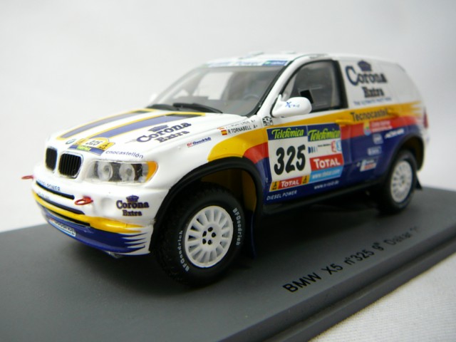 BMW X5 n°325 9ème Dakar 2005 Miniature 1/43 Spark