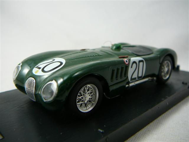 Jaguar Type C n°20 Vainqueur Le Mans 1951 Miniature 1/43 Brumm