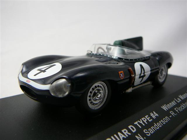 Jaguar Type D n°4 Vainqueur Le Mans 1956 Miniature 1/43 Ixo