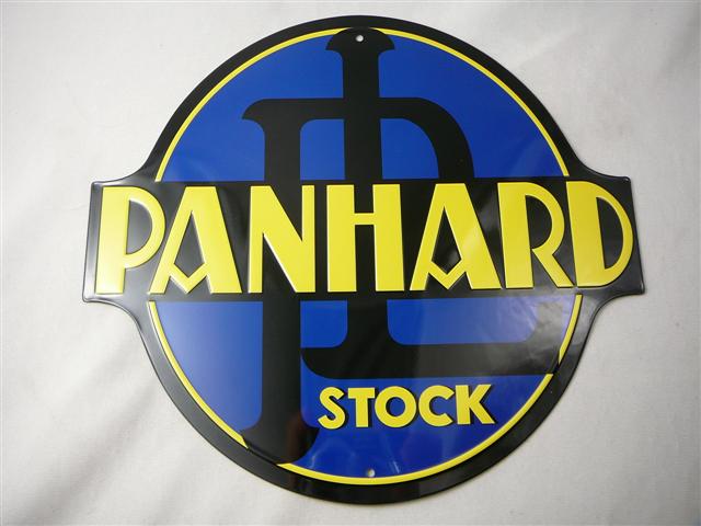 Plaque Publicitaire PANHARD Stock
