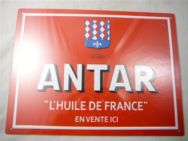 Plaque Publicitaire ANTAR