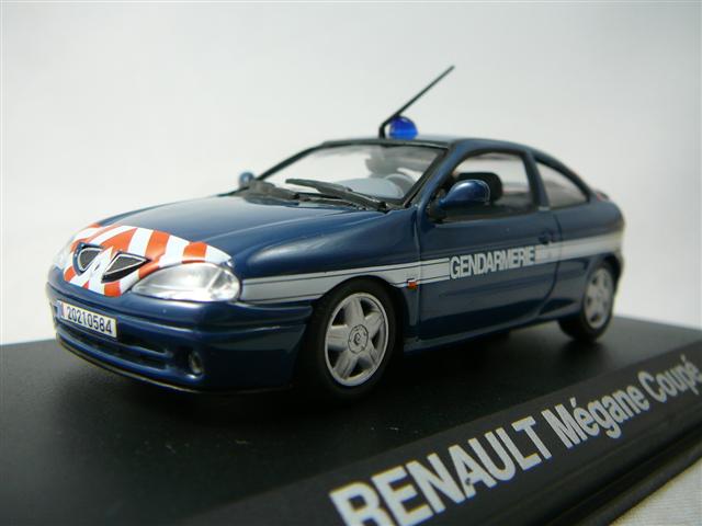 Véhicule miniature Renault Mégane Coupé 2001 Gendarmerie NOREV