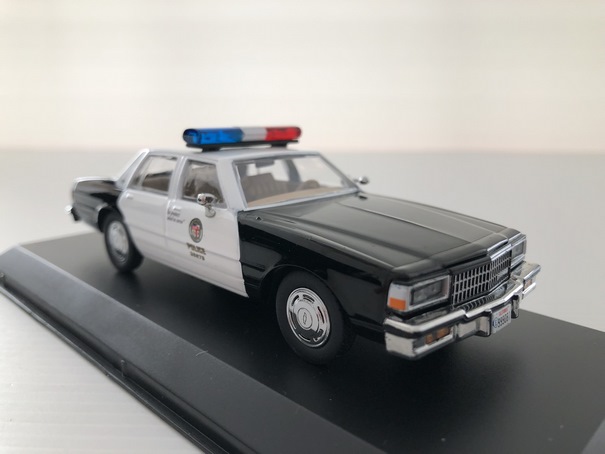 Chevrolet Caprice Metropolitan Police 1987 terminator 2 JUDGMENT DAY Miniature 1/43 Greenlight