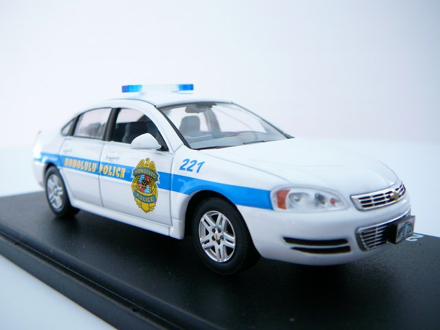 Chevrolet Impala Honolulu Police Cruiser Hawai Five-0 Miniature 1/43 Greenlight