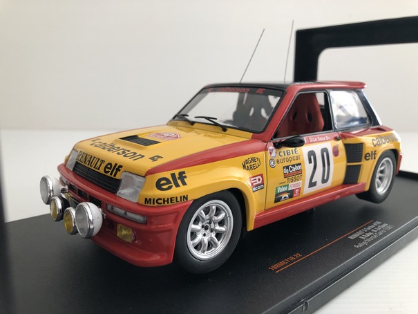 Renault 5 Turbo n°20 Saby / Le Saux Rallye WM Monte Carlo 1981 Miniature 1/18 Ixo