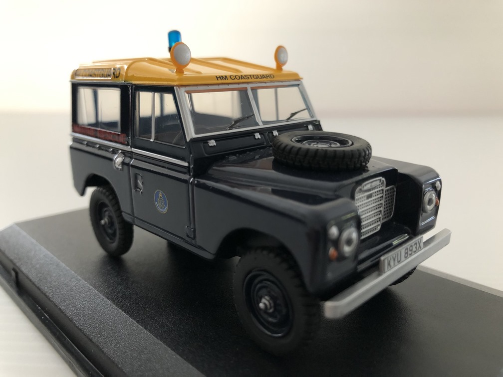 Land Rover Serie 3 SWB Station Wagon HM Coastguard Miniature 1/43 Oxford