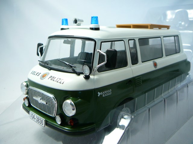 Barkas B1000 Bus 1965 Polizei Miniature 1/18 Model Car Group