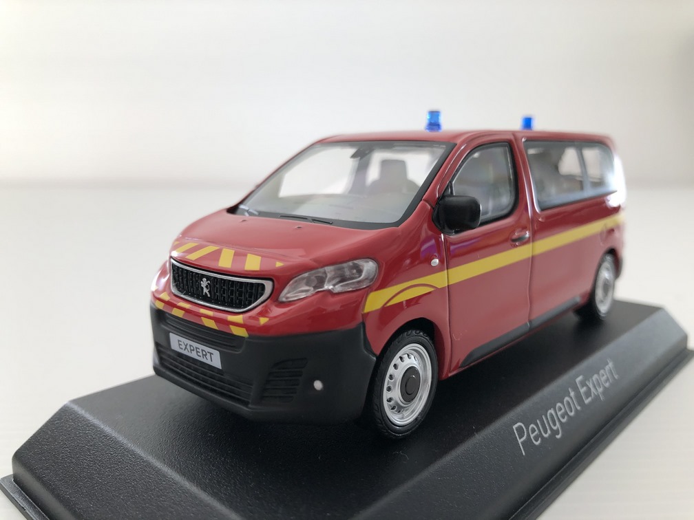 Peugeot Expert 2016 Pompiers Miniature 1/43 Norev