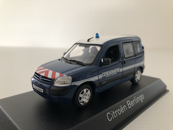 Citroen Berlingo Gendarmerie Equipe Cynophile Miniature 1/43 Norev