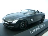 Mercedes Benz SLS AMG Roadster Concept Black Miniature 1/43 Schuco