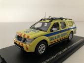 Nissan Navara Double Cabine Ambulance SAMU SMUR 88 Remiremont Miniature 1/43 Alarme