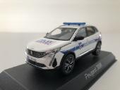 Peugeot 3008 2023 Police Municipale Miniature 1/43 Norev