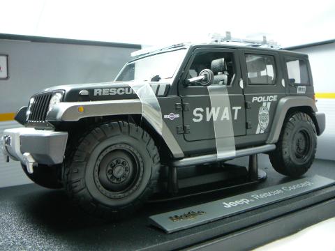 Jeep Rescue Concept Police Miniature 1/18 Maisto