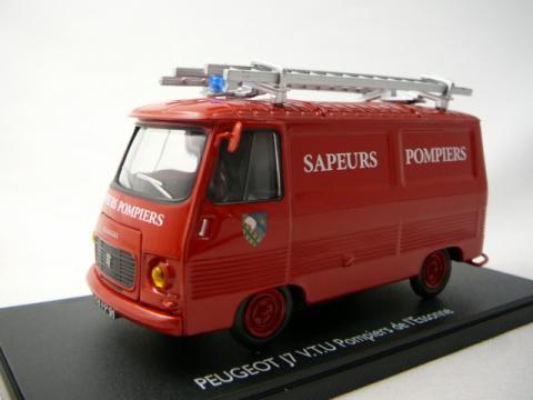 Peugeot J7 CTU Pompiers de l'Essonne Miniature 1/43 Eligor