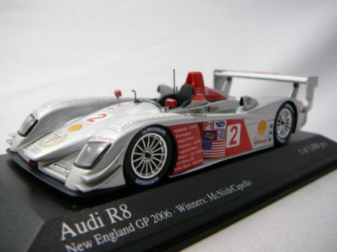 Audi R8 Sport N°2 Vainqueur GP Angleterre 2006 Miniature 1/43 Minichamps