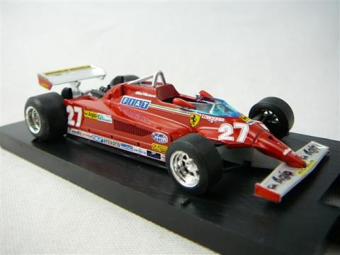 Ferrari 126CK Turbo 1er GP Monaco 1981 Miniature 1/43 Brumm