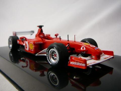 Ferrari F2002 Vainqueur GP Canada 150ème Victoire Ferrari Miniature 1/43 Hot Wheels Elite