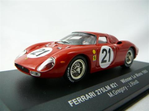 Ferrari 275LM n°21 Vainqueur Le Mans 1965 Miniature 1/43 Ixo