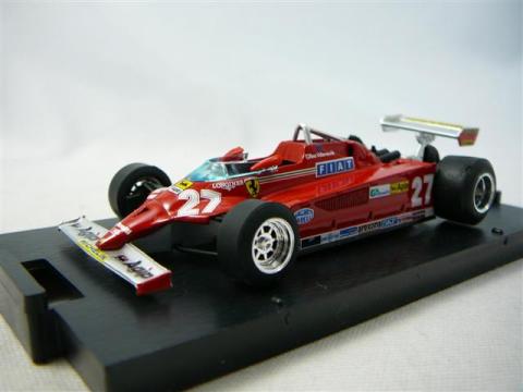 Ferrari 126K Turbo n°27 Vainqueur Grand Prix de Monaco 1981 Miniature 1/43 Brumm