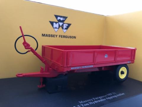 Miniature Massey Ferguson MF21 Remorque Agricole 3.5 Tonnes