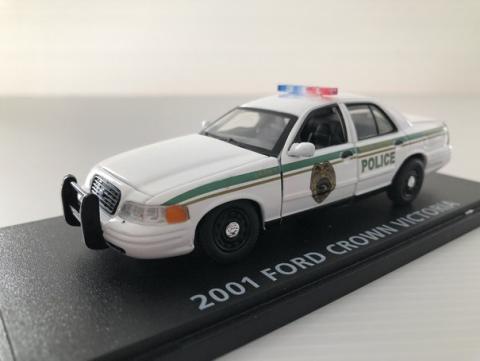 Miniature Ford Crown Victoria Miami Police DEXTER