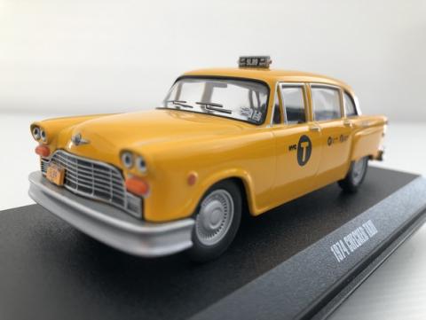 Miniature Checker Taxi New York City Cab