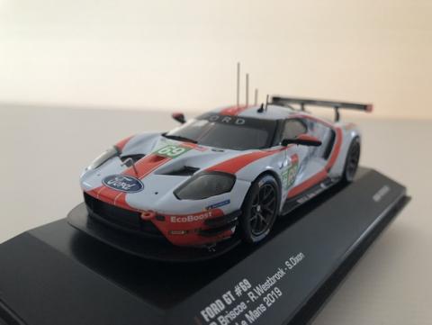 Miniature Ford GT n°69 Le Mans 2019