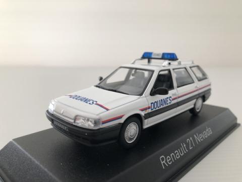 Miniature Renault 21 Nevada 1993 Douane