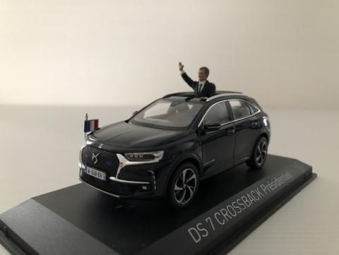 Miniature DS 7 Crossback Presidential Car E. Macron