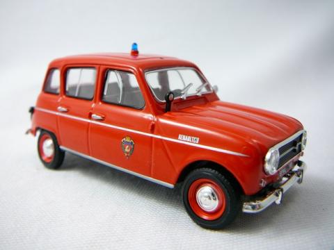 Miniature Renault 4L Pompiers 1970