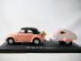 Miniature Volkswagen Coccinelle et Caravane