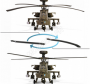 Miniature Boeing AH-64D APACHE